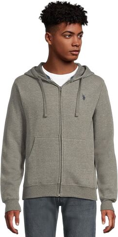 U.S. Polo Assn. mens Long Sleeve Full Zip Hoodie in Saudi Arabia