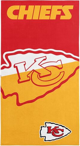 Northwest NFL Kansas City Chiefs Microfiber Beach Towel, 30 x 60 Inches – Quick Dry, Sand Resistant, Lightweight, Highly Absorbent, Incisor Design in Saudi Arabia