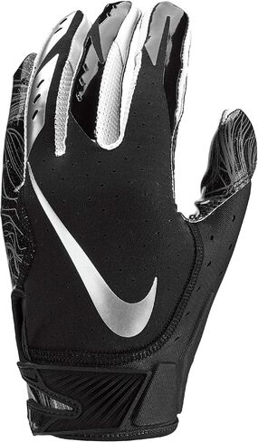 Men's Nike Vapor Jet 5.0 Football Gloves Black/Chrome Size Medium in Saudi Arabia