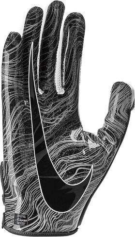 Men's Nike Vapor Jet 5.0 Football Gloves Black/Chrome Size Medium in Saudi Arabia