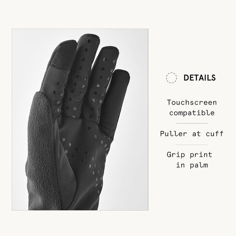 Hestra Runners Gloves, Windproof, Water-Resistant & Touchscreen-Compatible for Cold Weather Running and Outdoor Training in Saudi Arabia