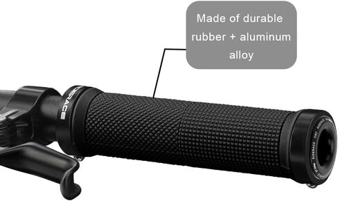 Dual-Lock Bike Grips，Premium Rubber Handlebar Grips，Comfortable, Anti-Slip for MTB/BMX/Road in Saudi Arabia