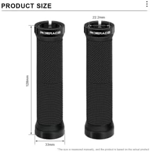 Dual-Lock Bike Grips，Premium Rubber Handlebar Grips，Comfortable, Anti-Slip for MTB/BMX/Road in Saudi Arabia