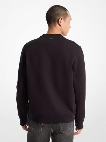 Michael Kors Men's Embossed Logo Crewneck Sweatshirt in Saudi Arabia