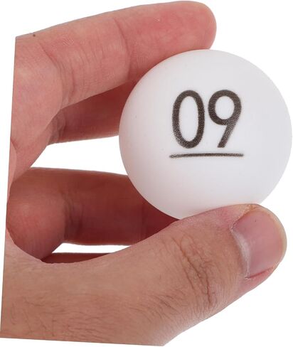 Game Balls 50pcs Small Raffle Drawing Balls Plastic Seamless Numbers Balls for Parties Activities in Saudi Arabia