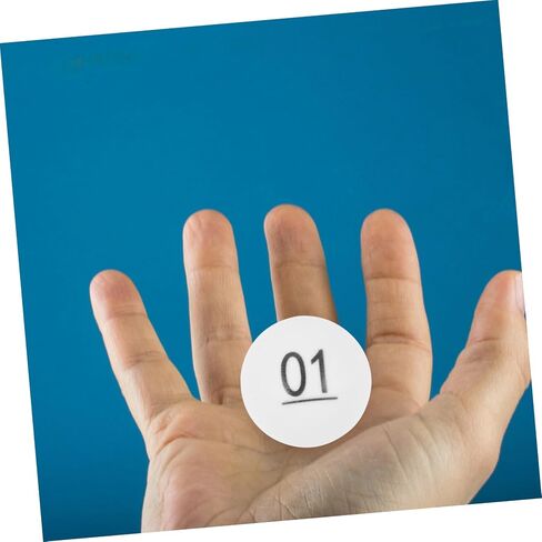 Game Balls 50pcs Small Raffle Drawing Balls Plastic Seamless Numbers Balls for Parties Activities in Saudi Arabia