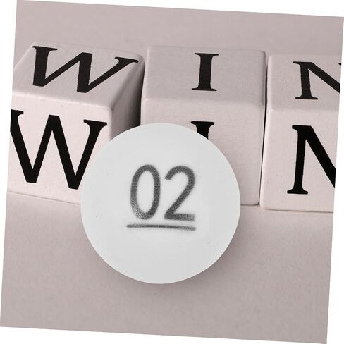 Game Balls 50pcs Small Raffle Drawing Balls Plastic Seamless Numbers Balls for Parties Activities in Saudi Arabia