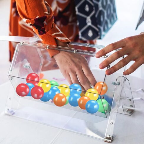 50 Pcs Fillable Plastic Raffle Balls 1.57 Inch Hollow Bingo Balls for Party Games Lottery Draws and Event Giveaways in Kuwait