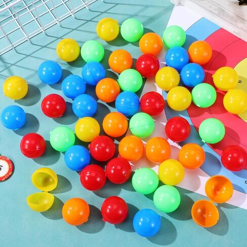 50 Pcs Fillable Plastic Raffle Balls 1.57 Inch Hollow Bingo Balls for Party Games Lottery Draws and Event Giveaways in Kuwait
