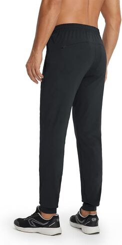 M MAELREG Mens Joggers with Zipper Pockets Athletic Sweatpants Traning Track Pants Mens Golf Joggers Running Workout in Kuwait