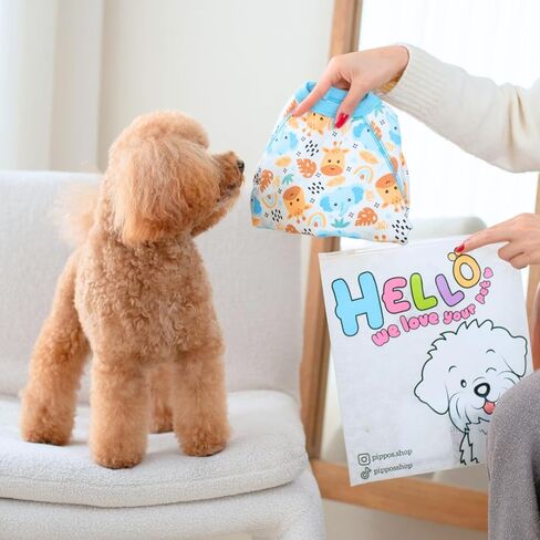 Pippo's Shop Puppy Sweater، معاطف قطنية للكلاب من بيرو لفصل الشتاء، ملابس للحيوانات الأليفة خفيفة الوزن قابلة للتمدد، قميص ناعم ناعم يسمح بالتهوية للكلاب، سترات للكلاب الصغيرة - أزياء (وردي، كبير) in Kuwait