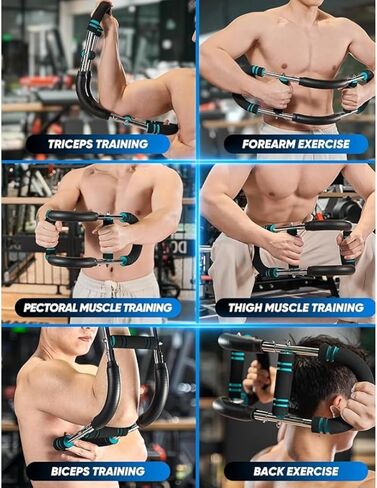 Twister Arm Trainer – Adjustable Resistance Power Twister Bar (60–110 lbs) for Chest, Arm, Shoulder & Forearm Strength Training – Portable Home Gym Equipment for Men & Women. in Saudi Arabia