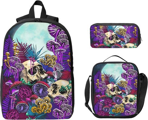 Baseball School Backpack Kids Girls Boys Teens 3PCS Bookbag with Lunch Box Pencil case Set Lightweight Bag in Saudi Arabia