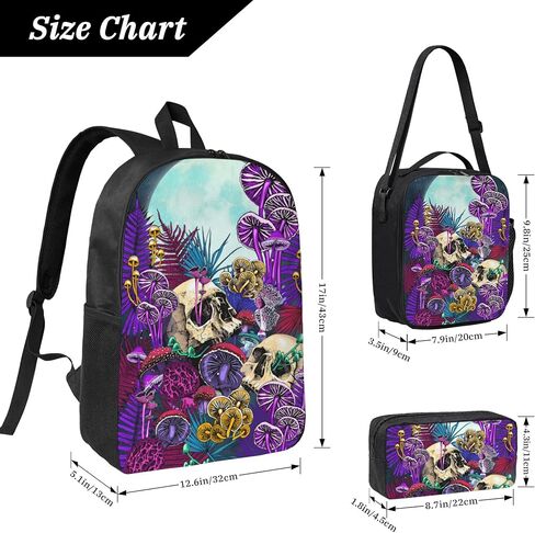 Baseball School Backpack Kids Girls Boys Teens 3PCS Bookbag with Lunch Box Pencil case Set Lightweight Bag in Saudi Arabia