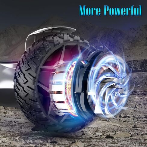 UNI-SUN All Terrain Hoverboard - 8.5" Offroad Hoverboard with Lights and Bluetooth for Adults in Saudi Arabia
