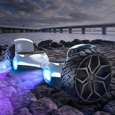 UNI-SUN All Terrain Hoverboard - 8.5" Offroad Hoverboard with Lights and Bluetooth for Adults in Saudi Arabia