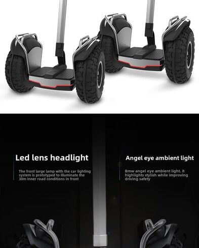 Smart Self-Balancing Electric Scooter Powerful Dual Motor 1500W*2,Self Balancing Scooter For Adults 67.2V/15.6Ah Personal Electric Vehicle 20 inch Offroad Hoverboard 50Mile 12.5MPH Top Speed in Saudi Arabia