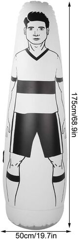 CHICIRIS Inflatable Football Training Kick Defender Wall High Protection for Football Practice, Soccer Training Equipment for Baseball, PVC Portable Soccer Kick Defender for Game in Saudi Arabia