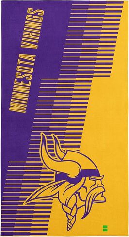 Northwest Minnesota Vikings NFL Progression Jacquard Beach Towel 36 x 72 Inches in Saudi Arabia