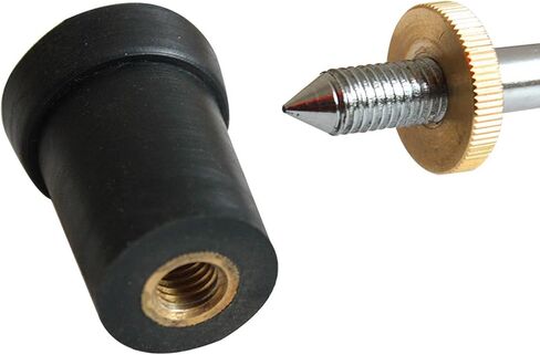 Upright Bass Endpin Rubber Head String Instrument End Cap Protection Easy to Install Internal Metal Threaded, 8mm in Saudi Arabia