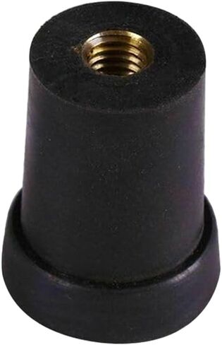 Upright Bass Endpin Rubber Head String Instrument End Cap Protection Easy to Install Internal Metal Threaded, 8mm in Saudi Arabia