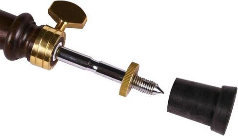 Upright Bass Endpin Rubber Head String Instrument End Cap Protection Easy to Install Internal Metal Threaded, 8mm in Saudi Arabia