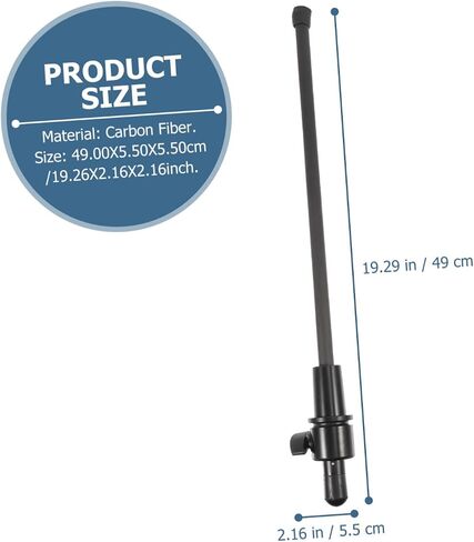 Carbon Fiber Double Bass End Pin Support Tool Lightweight Bass Accessory for Players with Strong Load-bearing and Sound-conduction Protection in Saudi Arabia