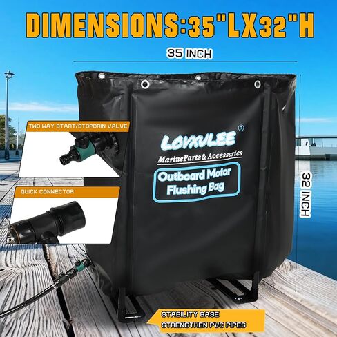 Outboard Motor Flushing Bag,Outboard Engines Flushing Bag,Outboard Flushing on Land in Saudi Arabia