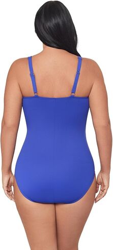 Miraclesuit Women's Plus Size Swimwear Must Have Sanibel Tummy Control Underwire One Piece Swimsuit in Saudi Arabia