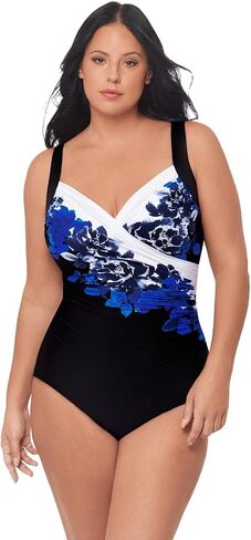 Miraclesuit Women's Plus Size Swimwear Must Have Sanibel Tummy Control Underwire One Piece Swimsuit in Saudi Arabia