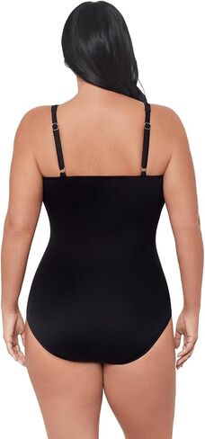 Miraclesuit Women's Plus Size Swimwear Must Have Sanibel Tummy Control Underwire One Piece Swimsuit in Saudi Arabia