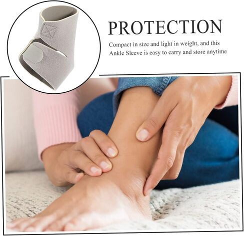 Ankle Compression Sleeve Adjustable Sports Ankle Support Guard for Running Lightweight Breathable Design in Saudi Arabia