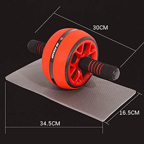 fitness equipment,Abdominal Wheel – Detachable Ab Roller for Home Fitness, Ergonomic Foam Handle, Anti-Slip Design, Automatic Rebound Core Trainer (30cm x 16.5cm x 34.5cm) in Saudi Arabia