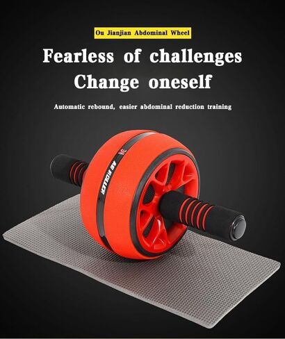 fitness equipment,Abdominal Wheel – Detachable Ab Roller for Home Fitness, Ergonomic Foam Handle, Anti-Slip Design, Automatic Rebound Core Trainer (30cm x 16.5cm x 34.5cm) in Saudi Arabia