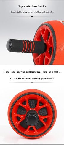 fitness equipment,Abdominal Wheel – Detachable Ab Roller for Home Fitness, Ergonomic Foam Handle, Anti-Slip Design, Automatic Rebound Core Trainer (30cm x 16.5cm x 34.5cm) in Saudi Arabia