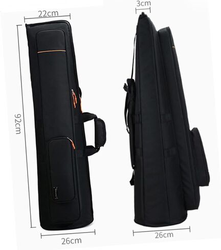 BESTonZON Durable Oxford Fabric Trombone Bag Double Shoulder Straps Lightweight Instrument Carrying Case for Trombone Music Accessory Backpack in Saudi Arabia
