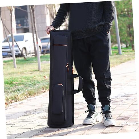 BESTonZON Durable Oxford Fabric Trombone Bag Double Shoulder Straps Lightweight Instrument Carrying Case for Trombone Music Accessory Backpack in Saudi Arabia
