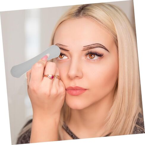 minkissy Stainless Steel Eyelid Guard for Makeup Salon Protection Plate Eyelid Washing Tool Eyeliner Shield Reusable Accessory in Saudi Arabia