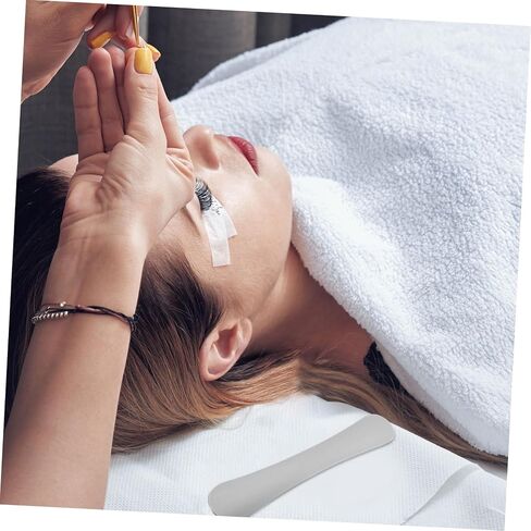minkissy Stainless Steel Eyelid Guard for Makeup Salon Protection Plate Eyelid Washing Tool Eyeliner Shield Reusable Accessory in Saudi Arabia