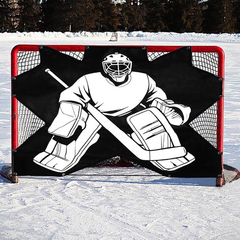 7-Hole Hockey Shooting Target: Accuracy Trainer Pad for Goalie Practice in Kuwait