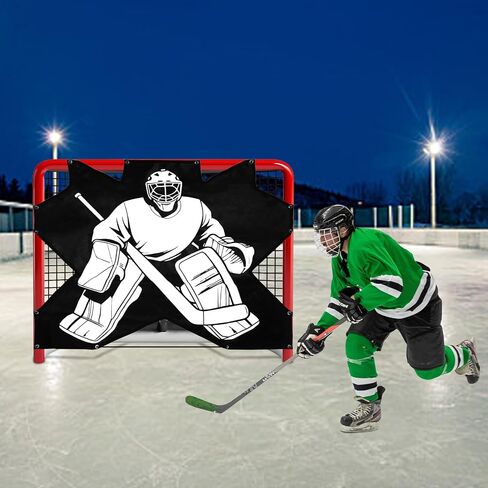7-Hole Hockey Shooting Target: Accuracy Trainer Pad for Goalie Practice in Kuwait