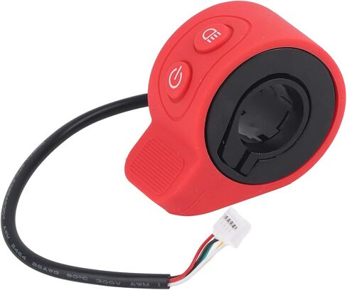 Electric Scooter Integrated Switch, Long Life Scooter Thumb Throttle, High Hardness, 5 Outgoing Lines for HXX6/X7/X8 Electric Scooter in Saudi Arabia