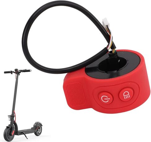 Electric Scooter Integrated Switch, Long Life Scooter Thumb Throttle, High Hardness, 5 Outgoing Lines for HXX6/X7/X8 Electric Scooter in Saudi Arabia