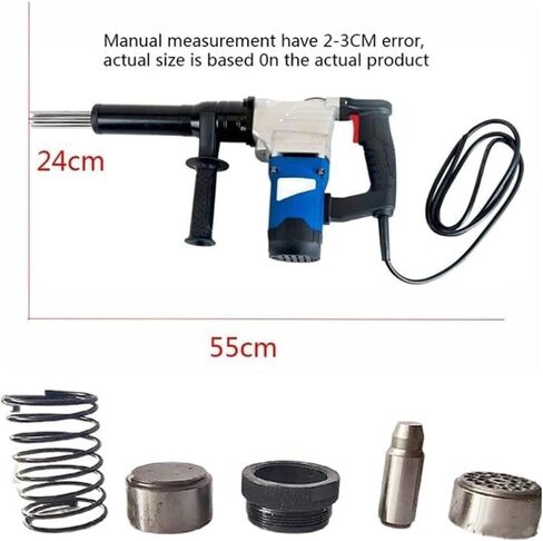 Electric Needle Scaler, 1100w High-Power Needle Derusting Gun, Rust Removal Cleaning Tool, Industrial Grade Pistol Grip Needle Scaler for Removal of Rust Weld Slag Paint. in Saudi Arabia