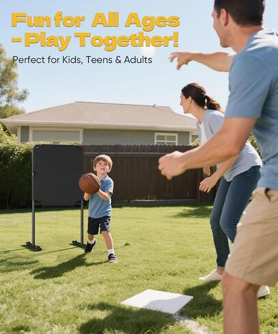 Baseball Strike Zone Target for Plastic Balls, Portable Pitching Target Stand with Base, Stable Metal Frame & Premium Fabric, Perfect for Outdoor Pitching & Hitting Training Game in Saudi Arabia