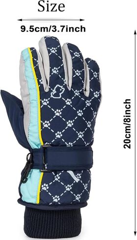 Kids Winter Thermal-Warm Gloves - Windproof Ski-Gloves Outdoor Snowboarding Gloves for Outdoor Activities in Saudi Arabia