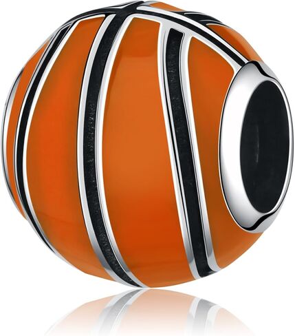 Love Ball Sports Charms 925 Sterling Silver Baseball Volleyball Beads Fits European Bracelet in Kuwait