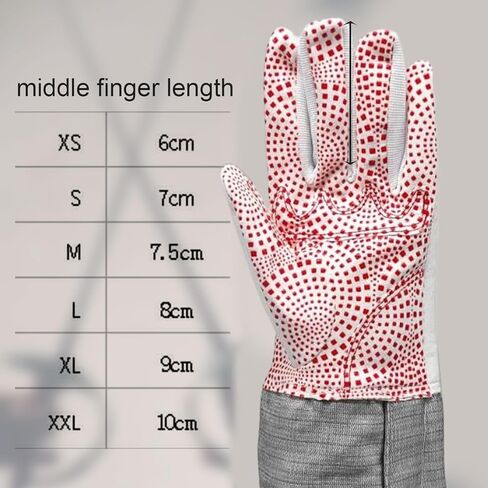 Fencing Glove for Saber Fencing Accessory Left Hand Gear Non Slip for Match in Kuwait