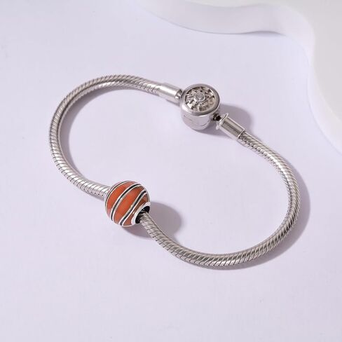 Love Ball Sports Charms 925 Sterling Silver Baseball Volleyball Beads Fits European Bracelet in Kuwait