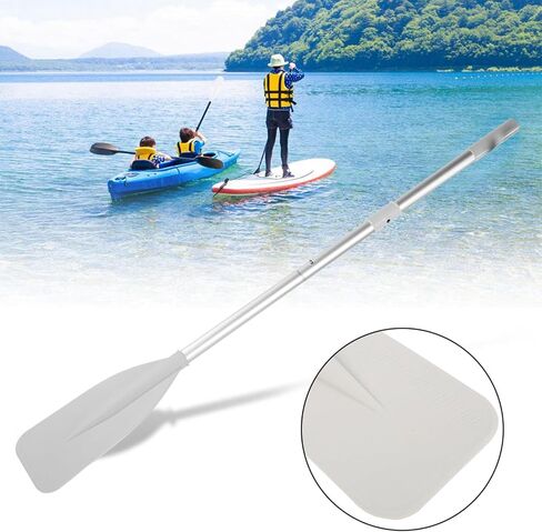 Aluminium Alloy Boat Oars, Boat Paddles Jon Boat Oars with Locks, Grey Boat Paddles, High Toughness Light Weight with 2Pcs Rod Set in Saudi Arabia